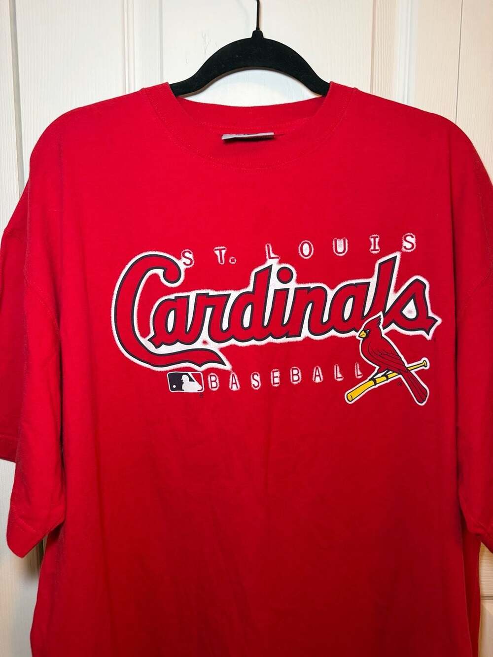 Vintage Majestic St. Louis Cardinals MLB Baseball Red T-Shirt Men's X-Large